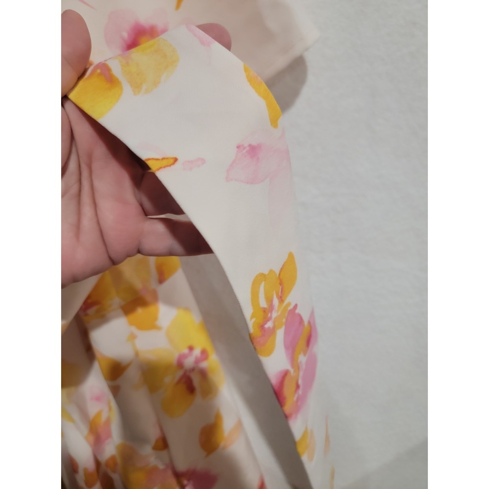 Lane Bryant Plus Sz 24‎ NWT V-Neck Lena Floral Fit & Flare Midi Dress Belted - Picture 7 of 14